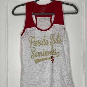 Florida State Seminoles Burnout Racerback Tank